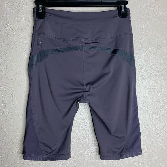 Free people movement tap back ribbed mesh biker shorts gray - Picture 5 of 14